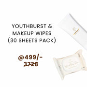 Combo of Youthburst & Makeup Wipes (30 Sheets Pack)
