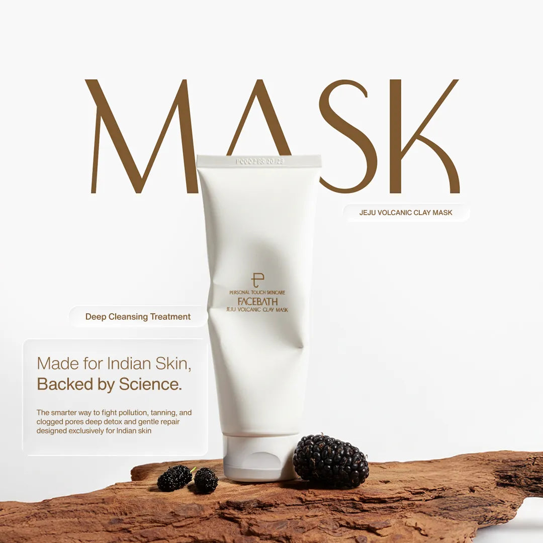 Combo of Clay Mask, Face Scrub & 2 x Feel Me Mini Towels