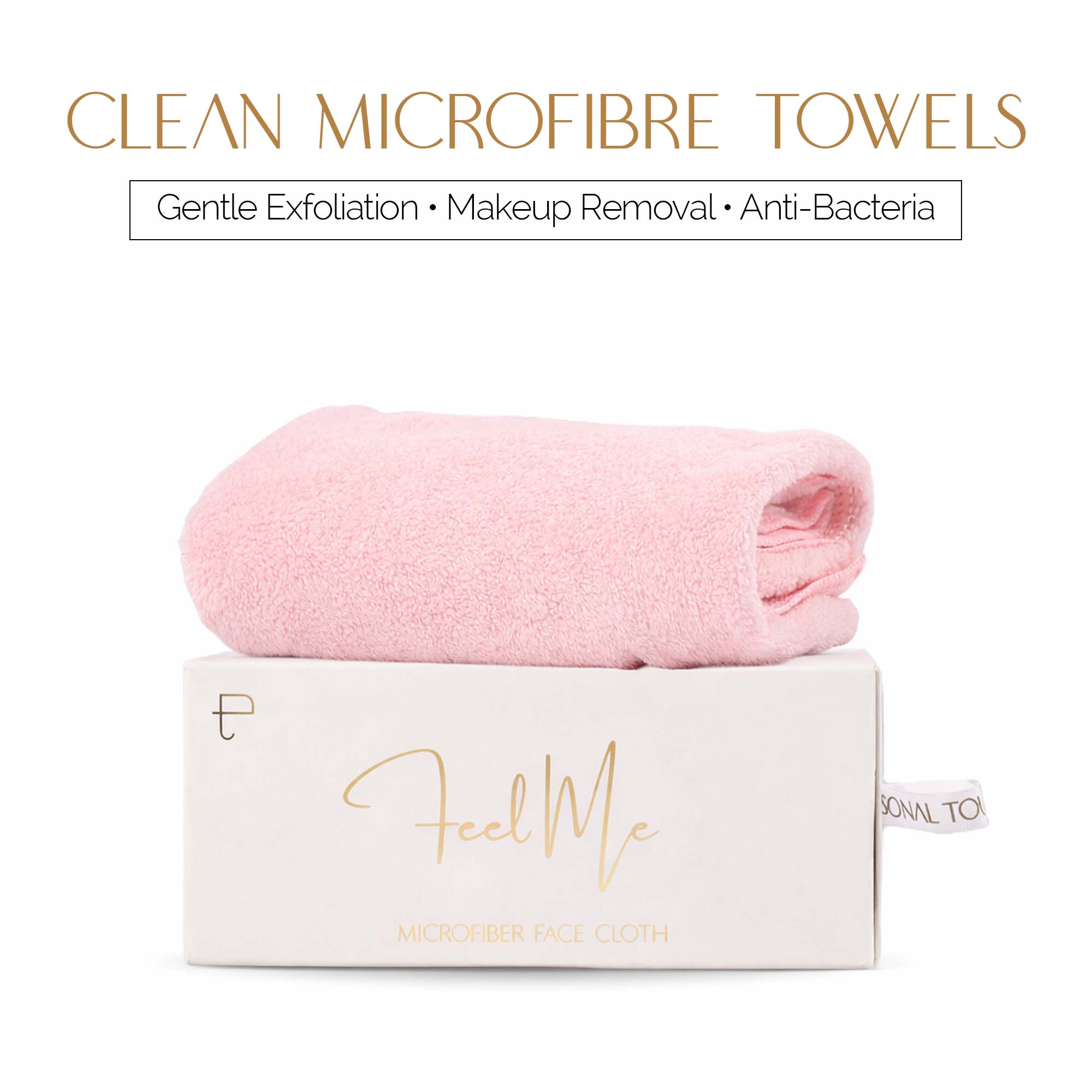 Feel Me Microfiber Facial Towel For Gentle Exfoliation