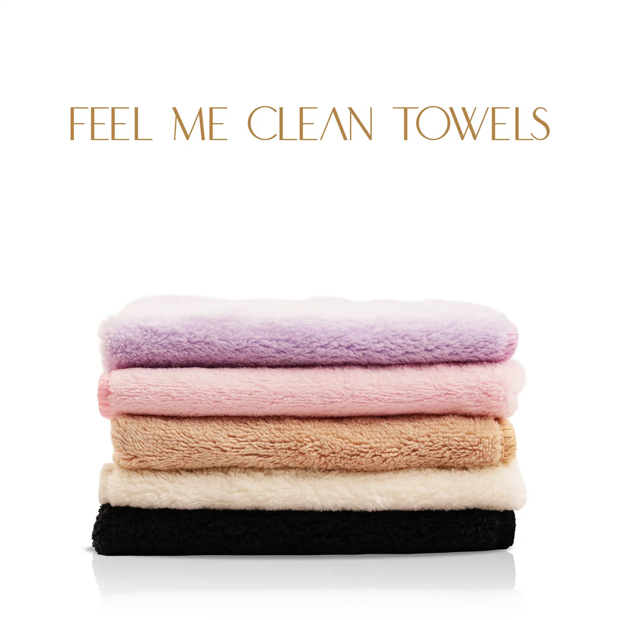 Feel Me Microfiber Mini Clean Towels (Pack of 2)