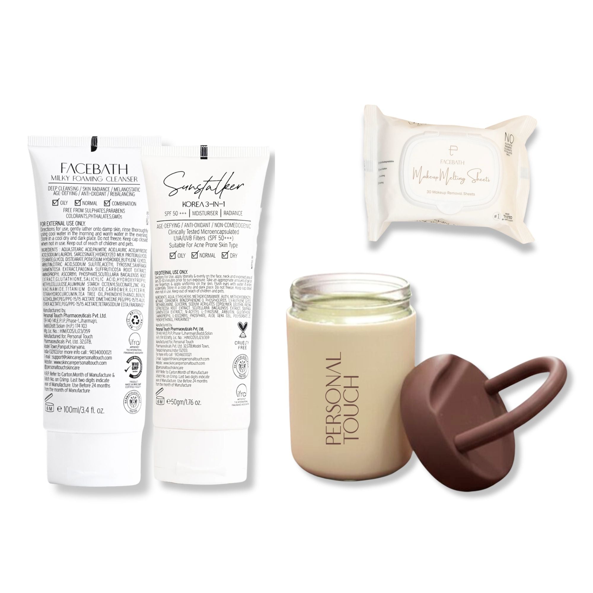 Flash Combo of Facebath 100ml & Sunstalker - 50g