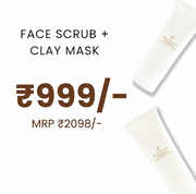 Combo of Facebath Clay Mask & Facebath Face Scrub