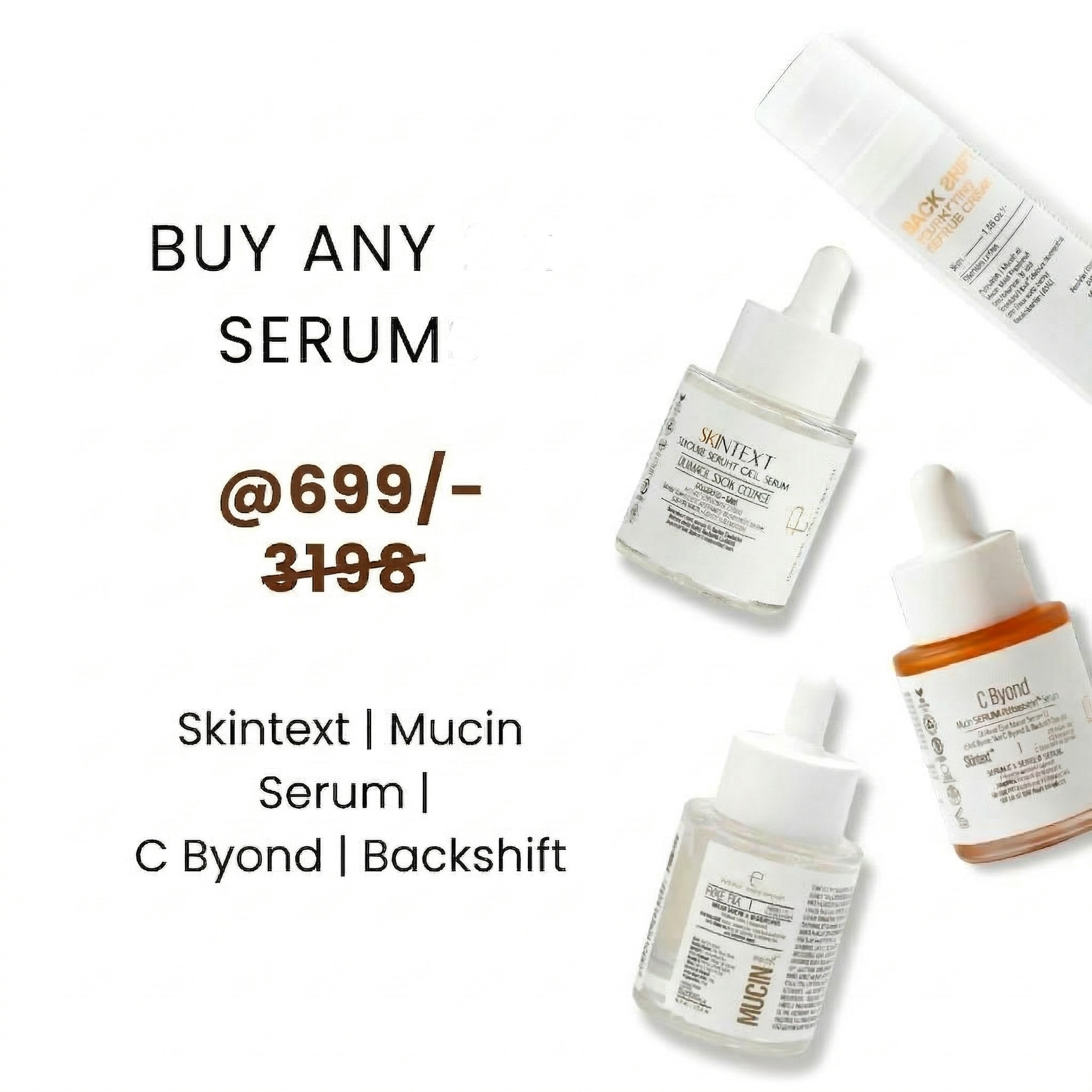 Buy Any Serum at 699