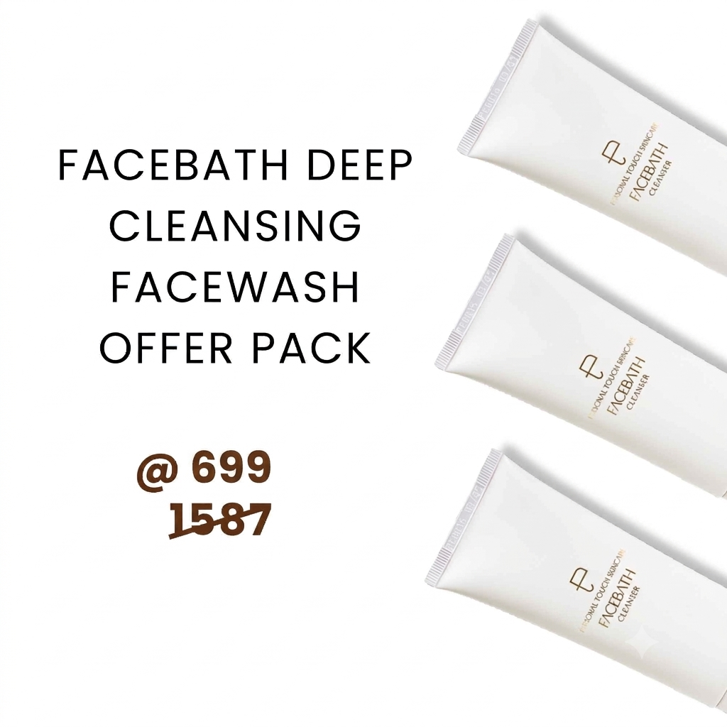 Facebath Deep Cleansing Facewash Offer Pack (Limited Time 2 Hours)