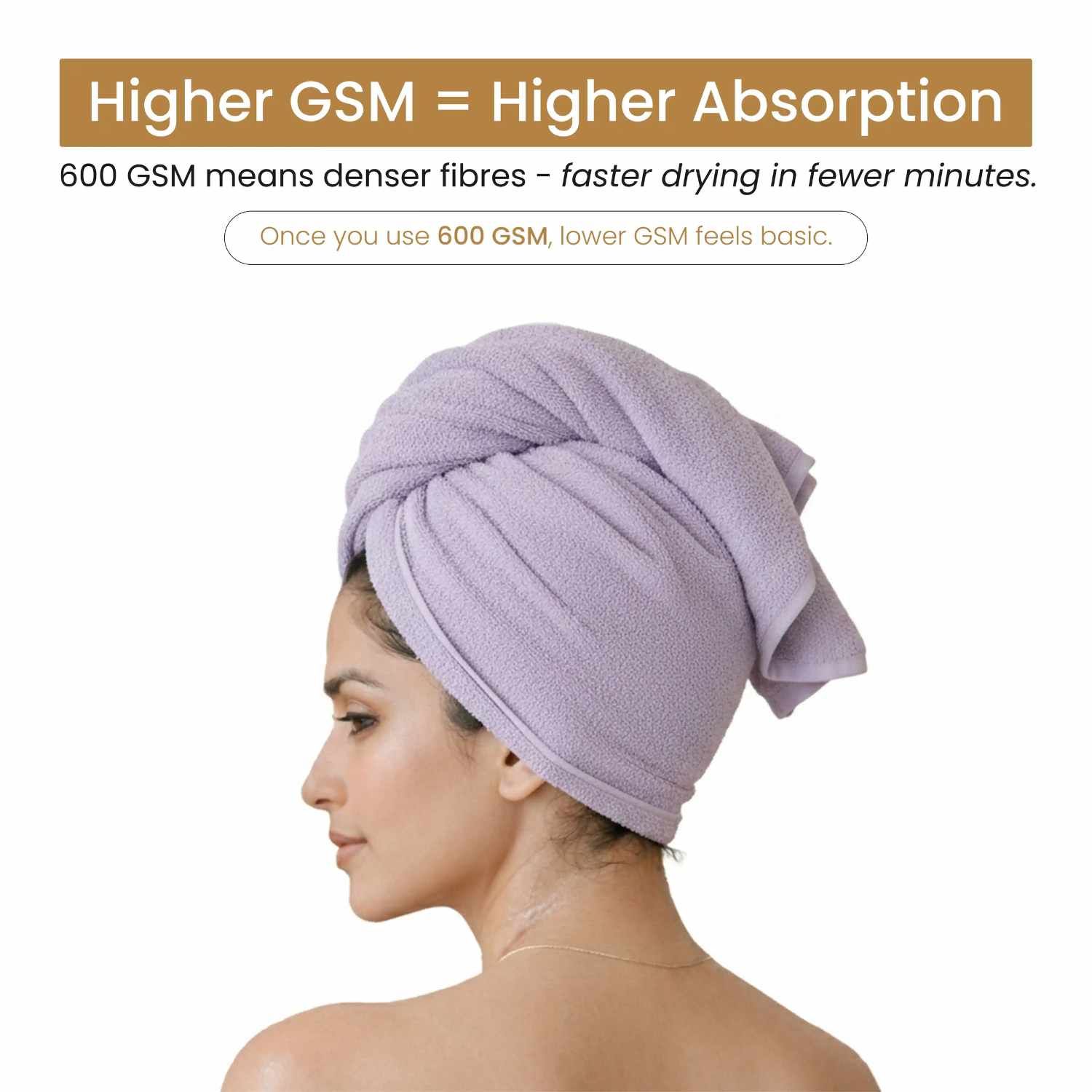 Feel Me Microfiber Hair Wrap - Quick-Dry, Soft & Anti-Frizz