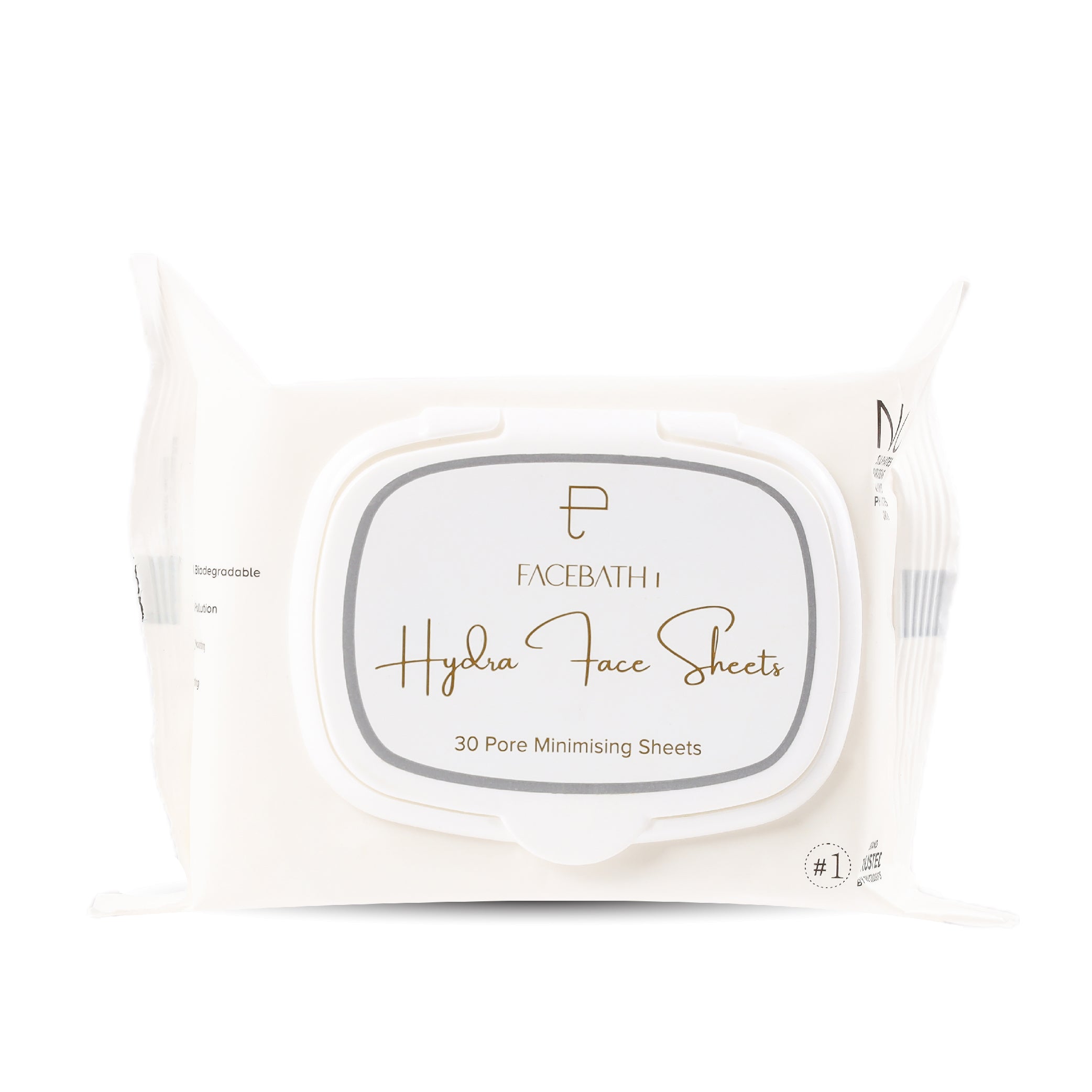 Hydra Facial Skin Care Wipes - World’s First Serum Infused Hydration Wipes With Hyaluronic Acid (30 Sheets)