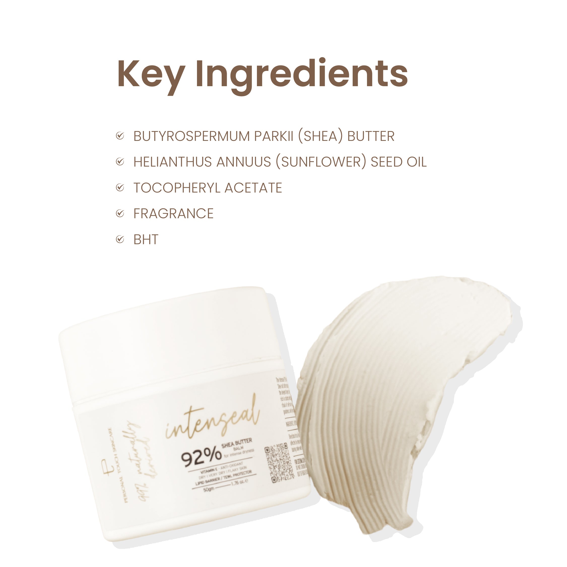 Intenseal Face & Body Balm For Extreme Dryness | Eczema | Psoriasis | Kid Safe | 50g