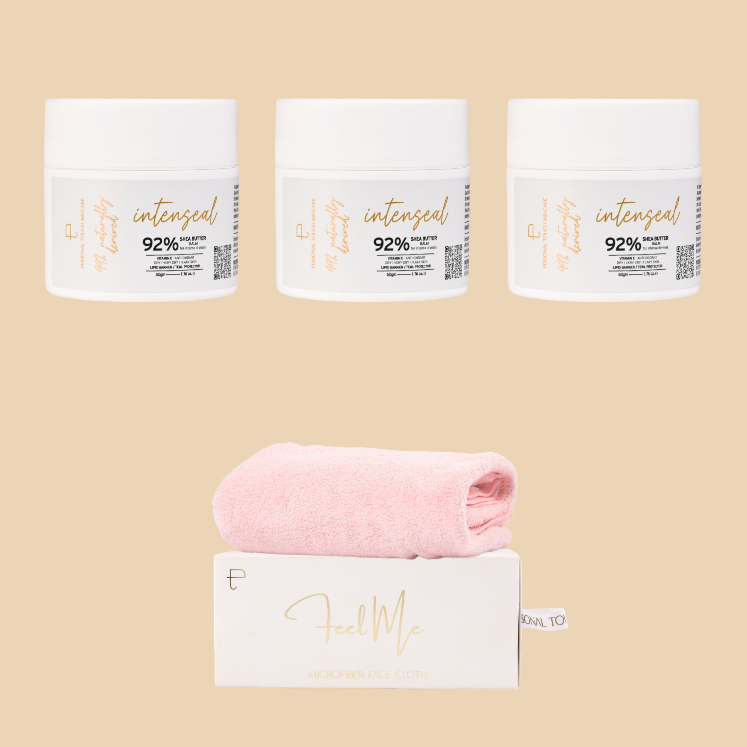 Buy 1 Get 4 (Combo of 3 x Intenseal & 1 x Feel Me Face Towel)