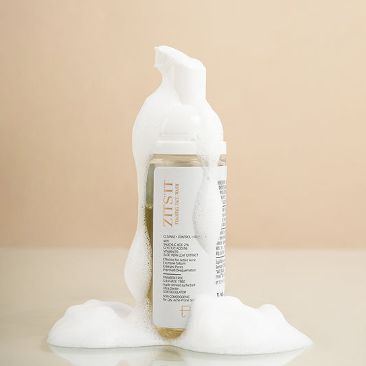 Zitsit Foaming Facewash for Acne With Glycolic Acid Extract