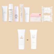 MBM Skin Brightening Routine - Facebath, Aquarize Toner, C Byond, Melakey, Moisturizer, Sunstalker, Feel Me Face Towel & 2 x Makeup Wipes (10 Pack)
