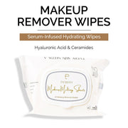 Makeup Melting Skin Care Wipes 10 Sheets Pack - World's First Serum Infused Makeup Remover With Hyaluronic Acid