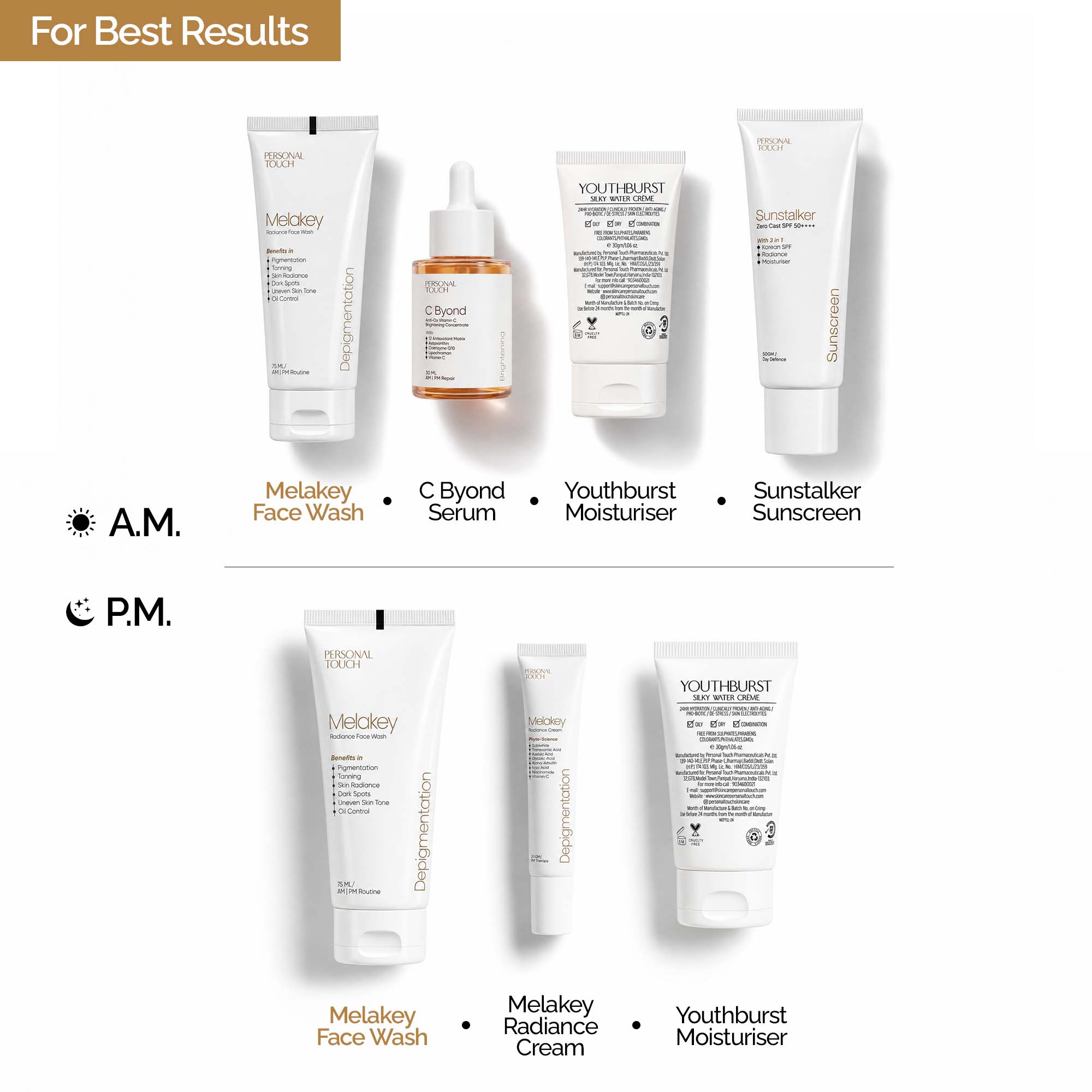 Melakey Face Wash Dark Spots, Pigmentation & Tone Correction | Oily, Normal & Combination Skin 75g