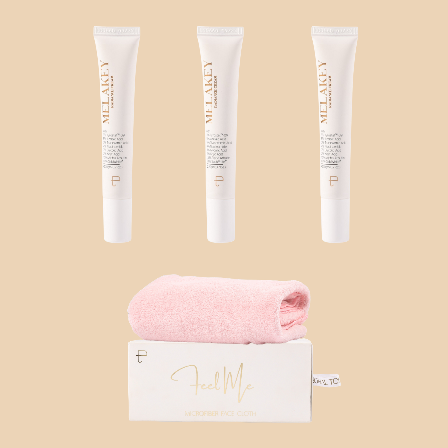 Buy 1 Get 4 (Combo of 3 x Melakey & 1 x Feel Me Face Towel)