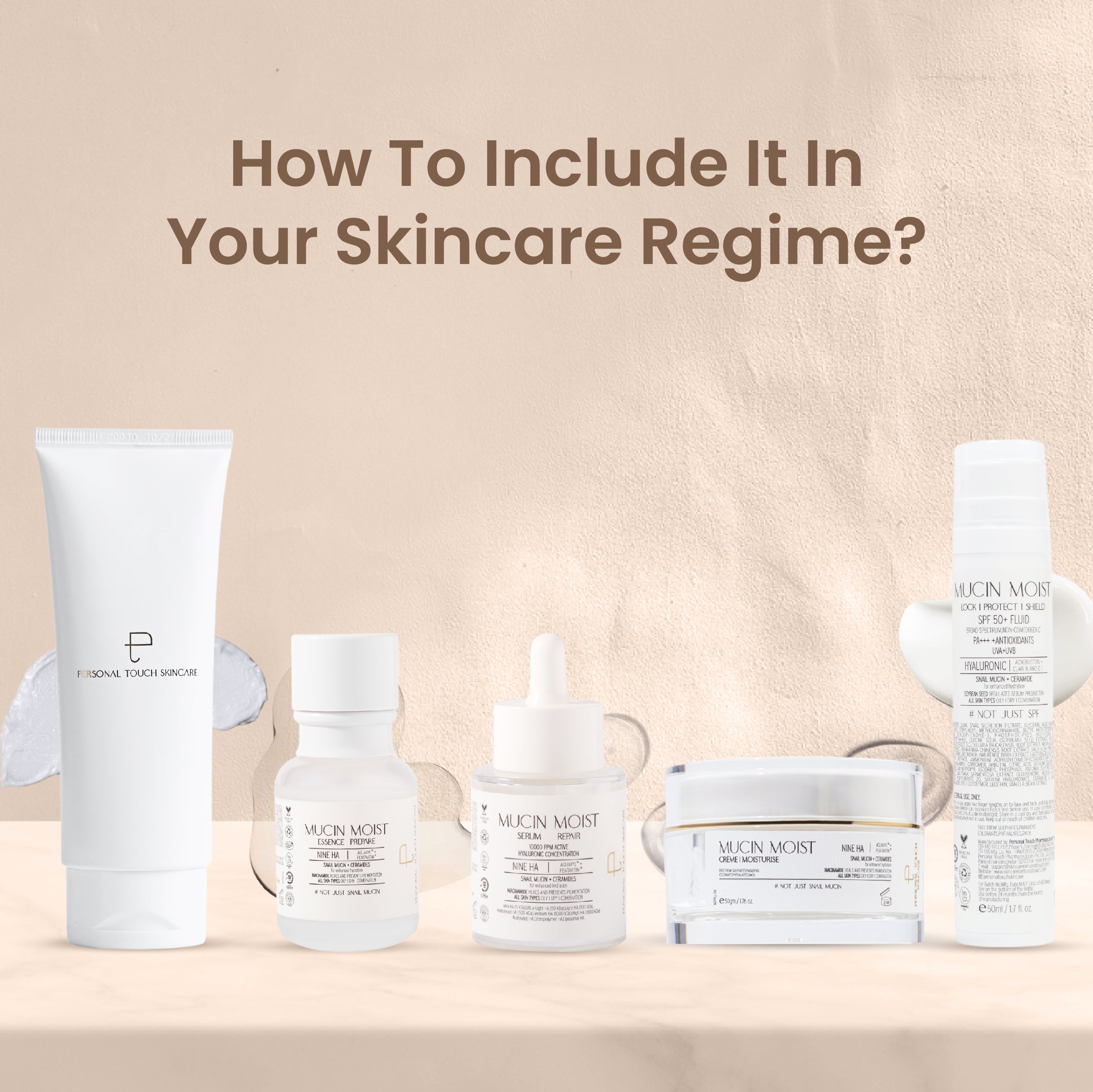 Buy 1 Get 4 (Combo of 3 x Mucin Creme & 1 x Feel Me Face Towel)