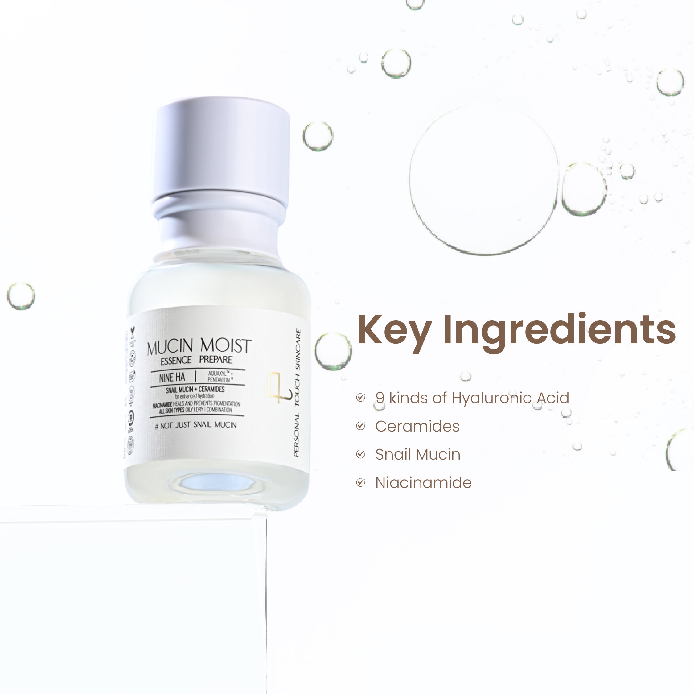 Mucin Essence Toner With Snail Mucin & Ceramides For Enhanced Hydration - Oily, Normal, Combination & Dry Skin | 50g