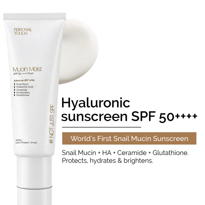 Mucin SPF 50+++ Sunscreen with Snail Mucin 50 g