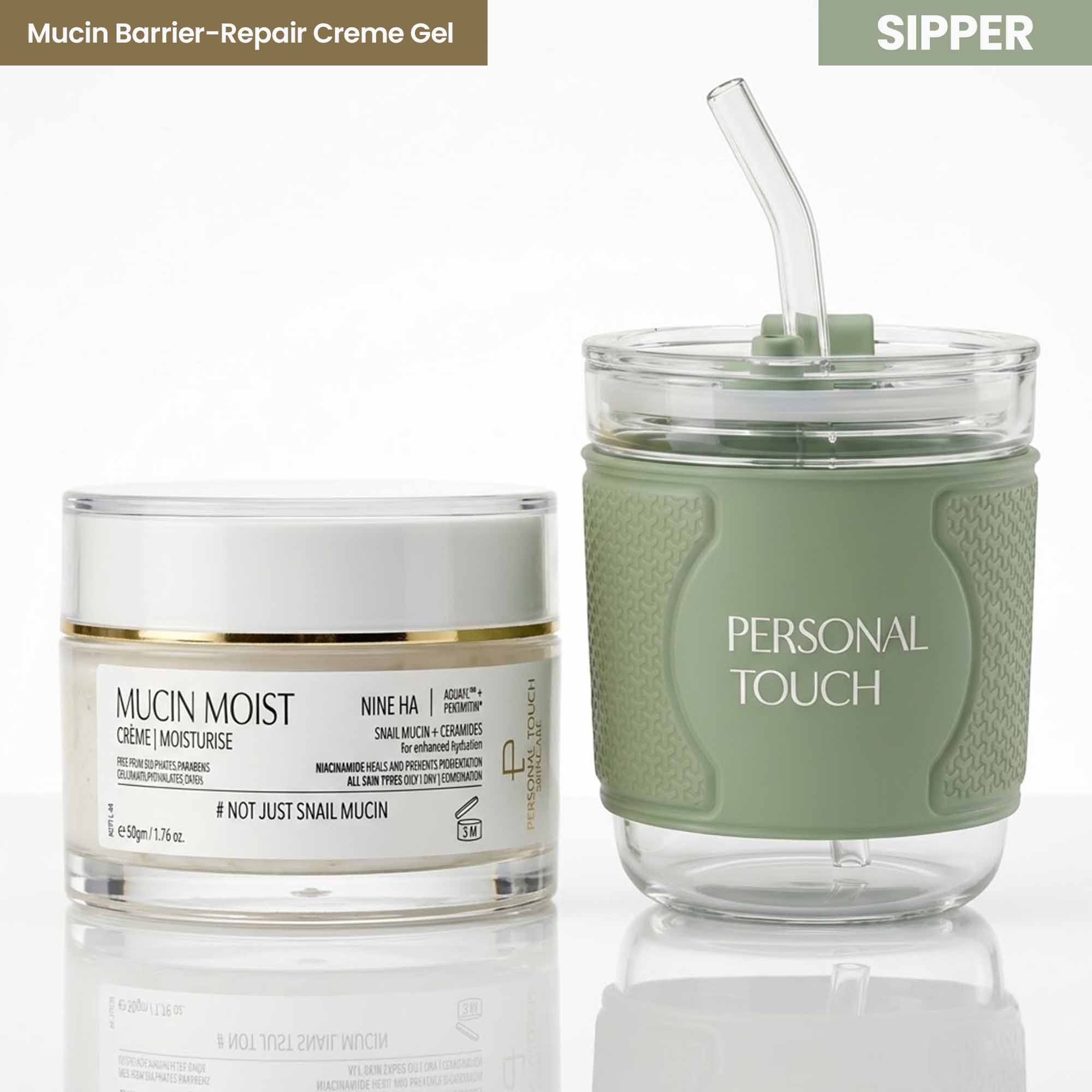 Mucin Barrier-Repair Creme Gel with Snail Mucin & Ceramides 50 g
