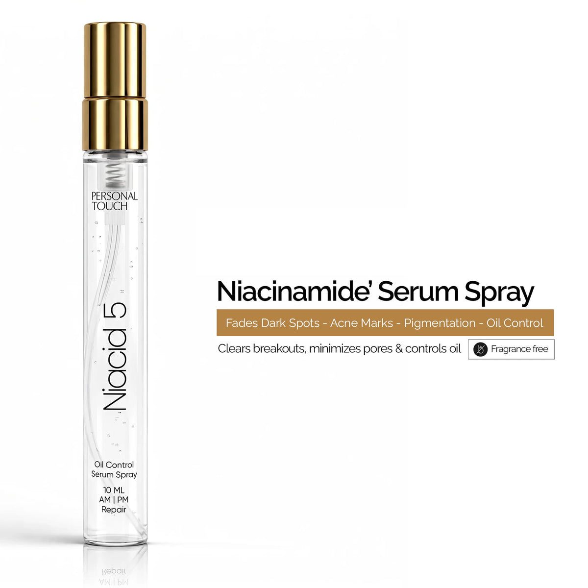 Niacid 5 Niacinamide Serum Spray– Oil Control, Dark Spots, Acne Marks