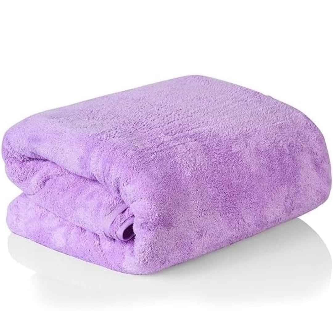 Feel Me Ultra-Soft Microfiber Bath Towel - Gentle Exfoliating Body Towel for Even Skin Tone - Makeup Removal & Anti-Aging - 70x140cm Large Size