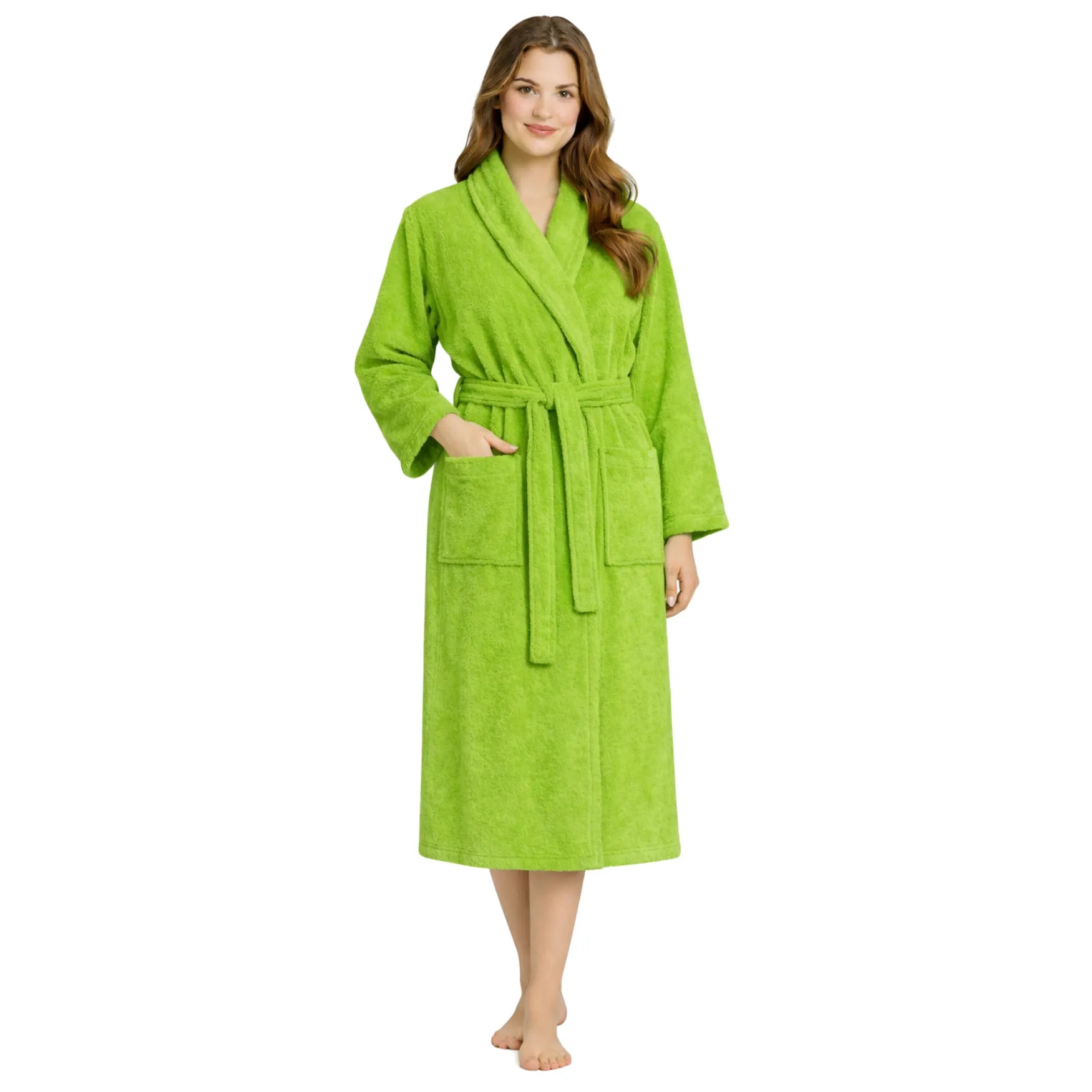 Feel Me Premium Microfiber Bathrobe - Ultra-Soft Quick-Dry Luxury Bath Robe