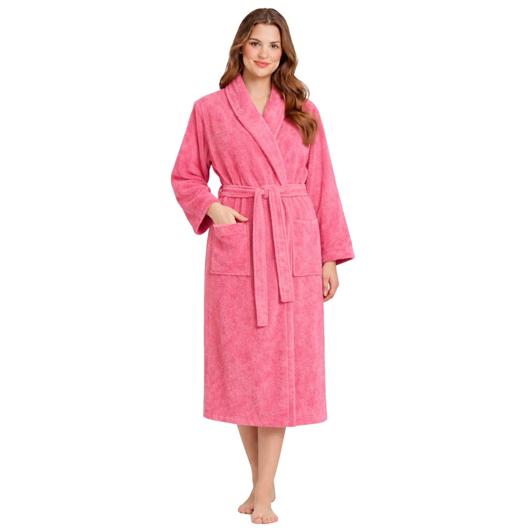 Feel Me Premium Microfiber Bathrobe - Ultra-Soft Quick-Dry Luxury Bath Robe