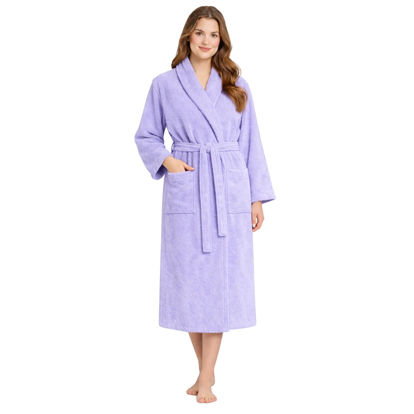 Feel Me Premium Microfiber Bathrobe - Ultra-Soft Quick-Dry Luxury Bath Robe