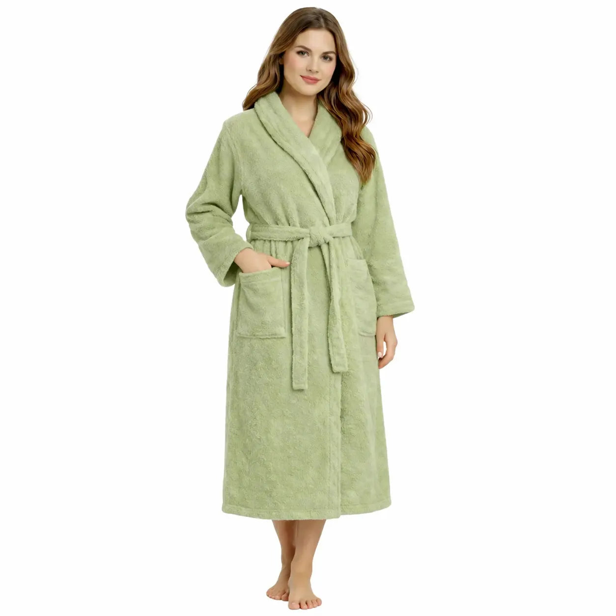 Feel Me Premium Microfiber Bathrobe - Ultra-Soft Quick-Dry Luxury Bath Robe