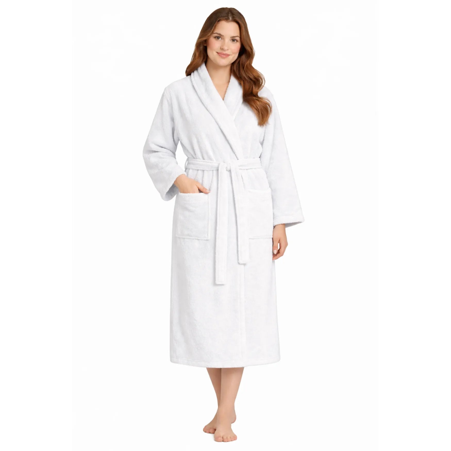 Feel Me Premium Microfiber Bathrobe - Ultra-Soft Quick-Dry Luxury Bath Robe