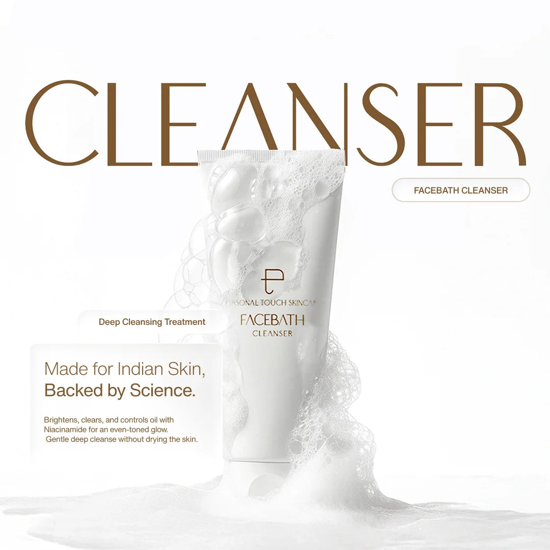 Facebath Deep Cleansing Facewash Niacinamide Pigmentation Correction - Oily, Normal & Combination Skin | 100ml