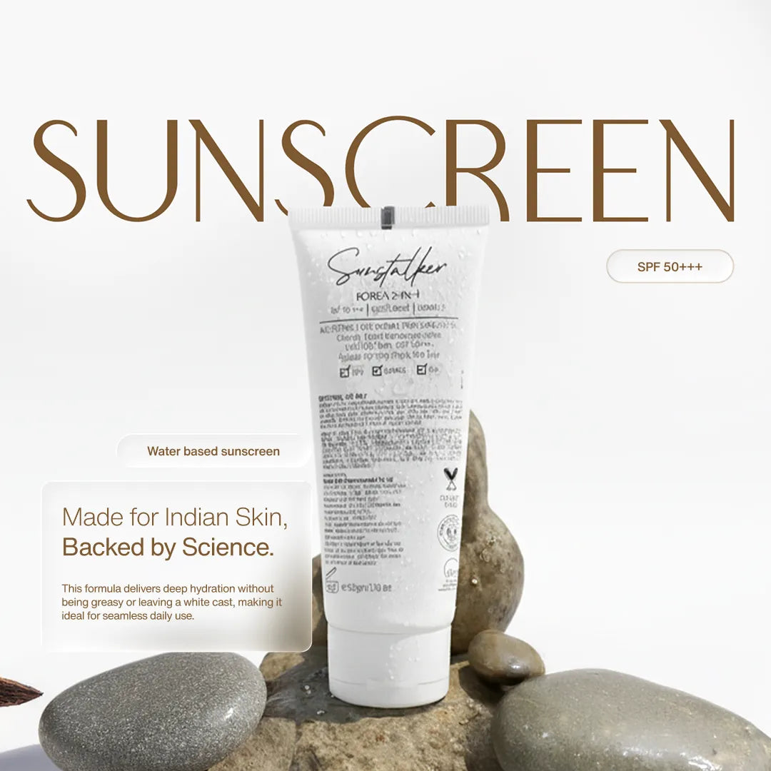 Sunstalker Korea 3-1 Water Based Moisturiser | Serum | Sunscreen SPF50+++ Suncat D 50g