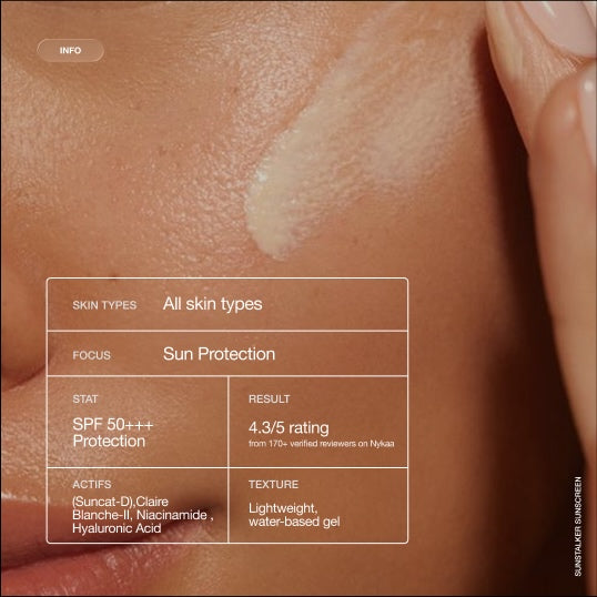 Sunstalker Korea 3-1 Water Based Moisturiser | Serum | Sunscreen SPF50+++ Suncat D 50g