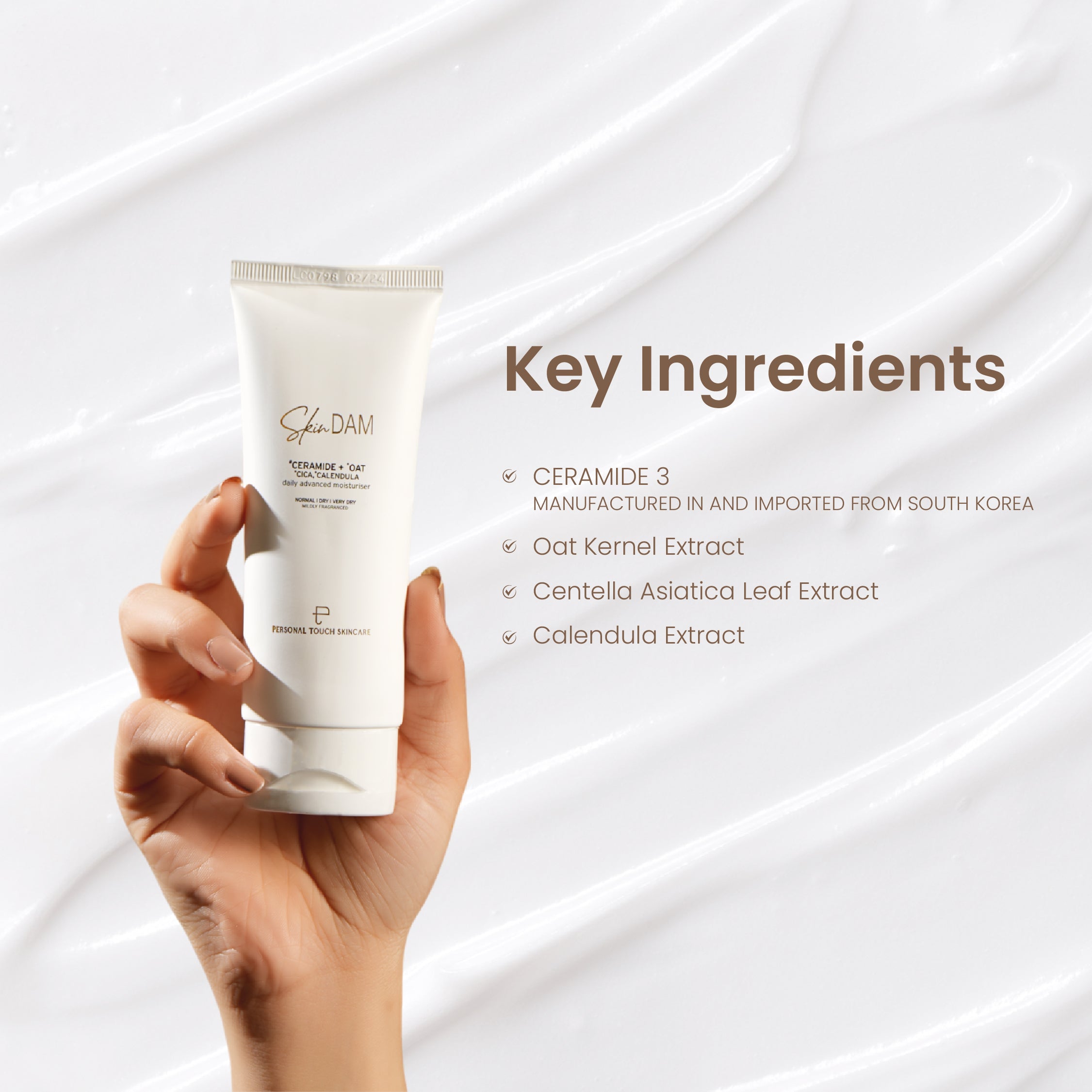 Buy 1 Get 4 (Combo of 3 x Skindam Moisturizer & 1 x Feel Me Face Towel)