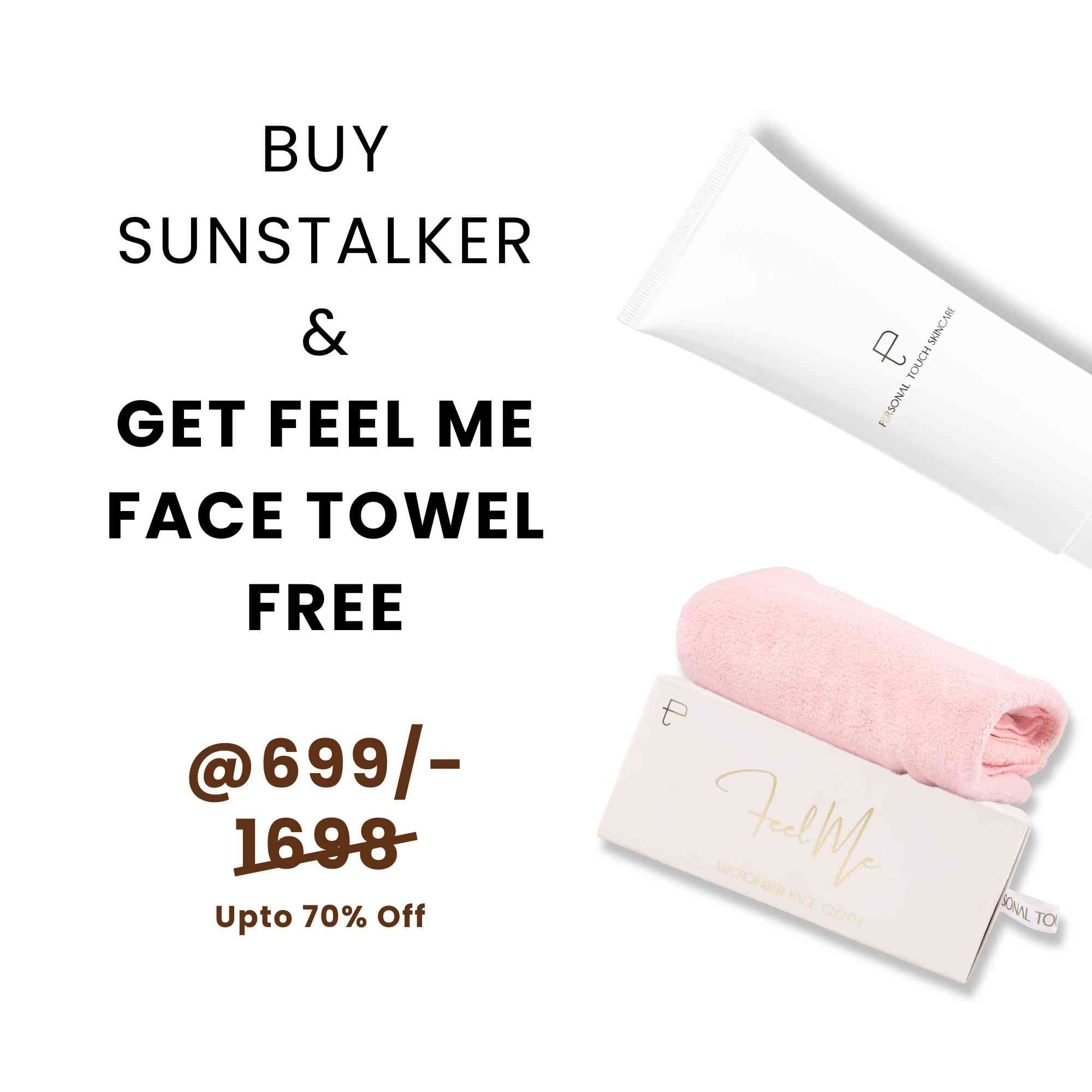 Buy Sunstalker 50g & Get Feel Me Face Towel Free