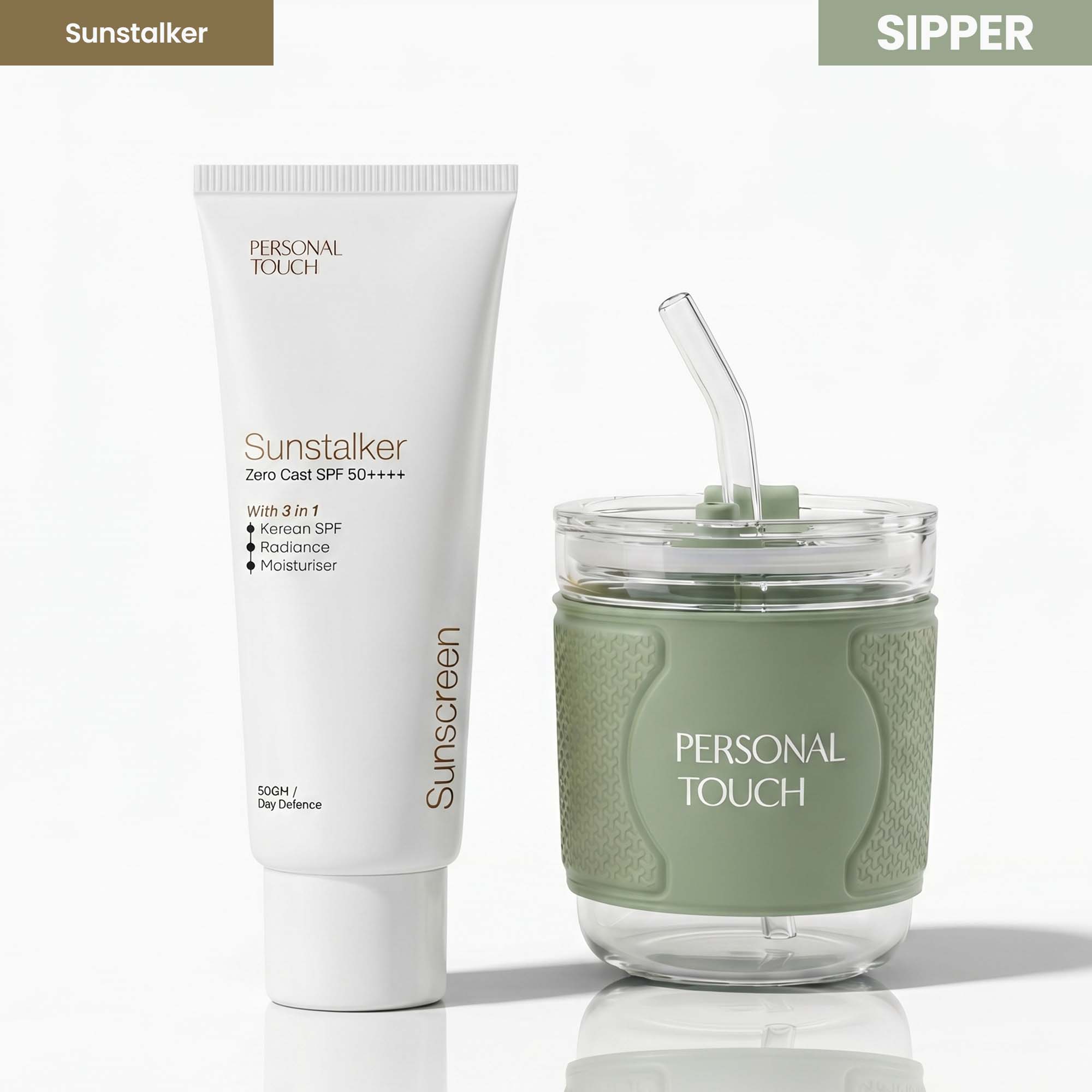 Sunstalker 3-in-1 Sunscreen SPF 50+++ with Moisturizer + Serum
