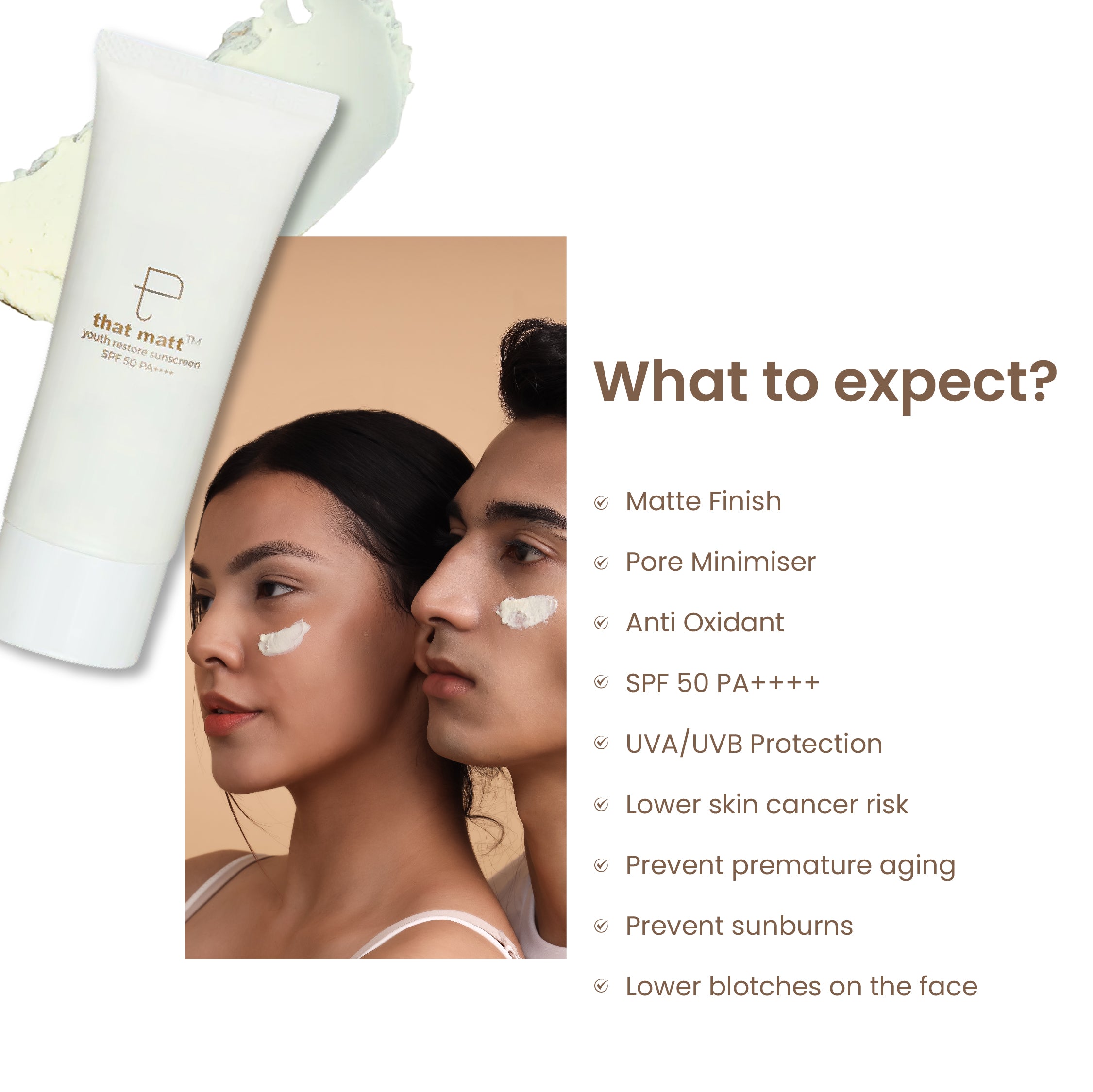 Buy 1 Get 4 (Combo of 3 x Thatmatt 100ml & 1 x Feel Me Face Towel)