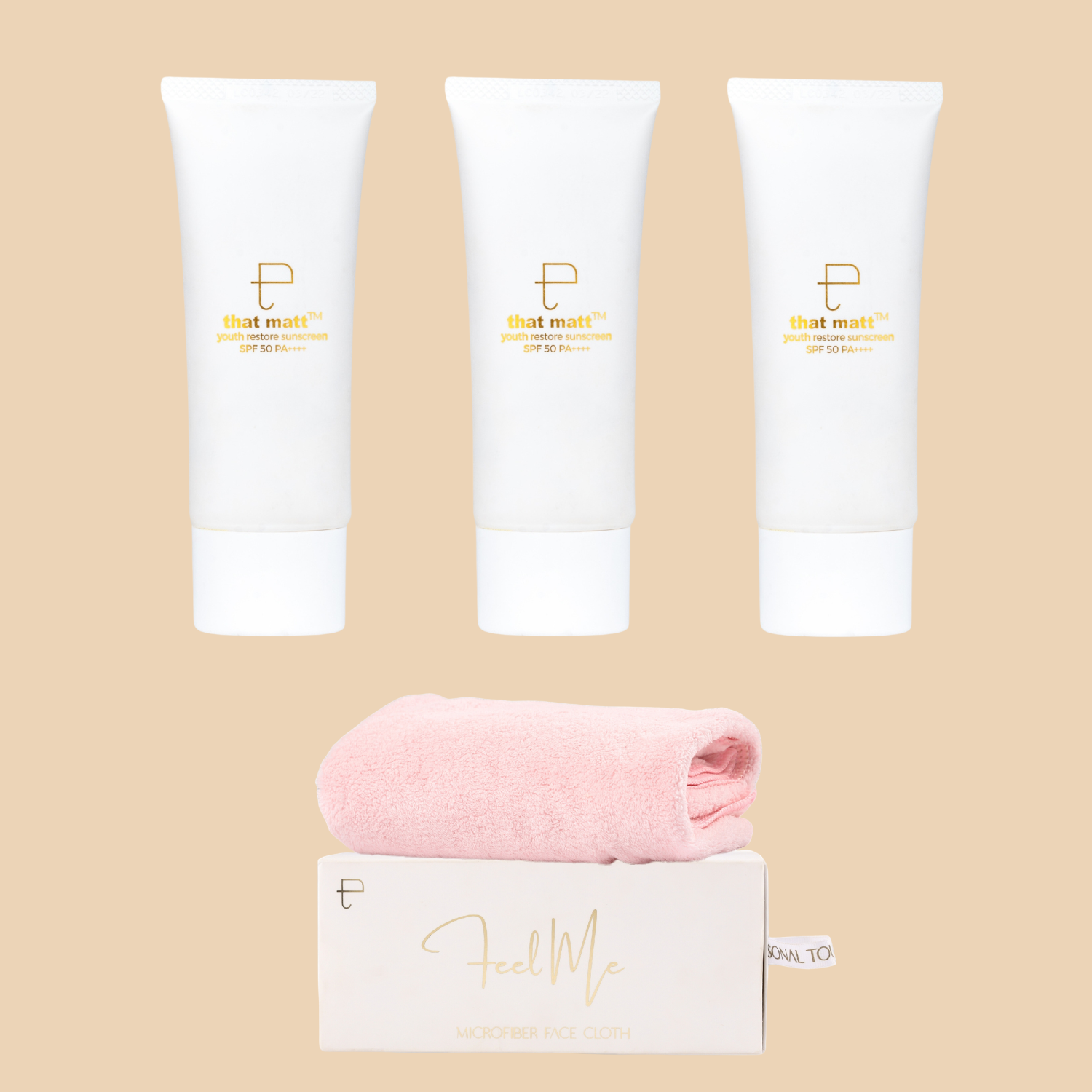 Buy 1 Get 4 (Combo of 3 x Thatmatt 100ml & 1 x Feel Me Face Towel)