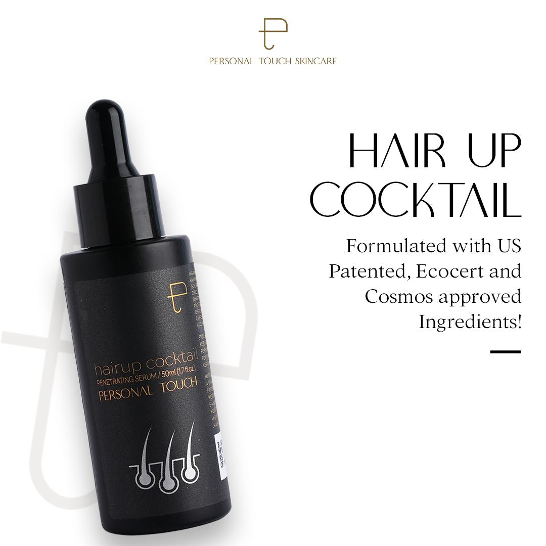 Hair Up Cocktail - 3 Month Pack - Advanced Hair Growth Serum with Anagain & Redensyl